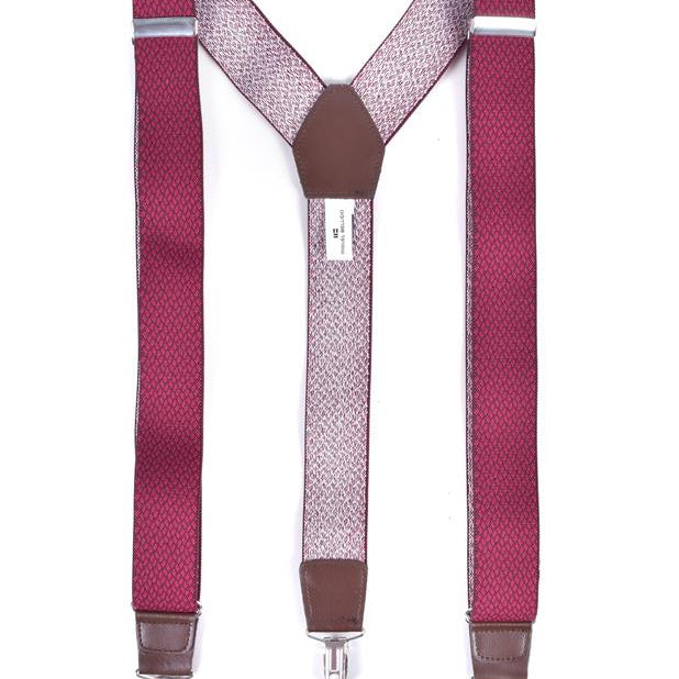Tirantes de color Guinda con Diseño