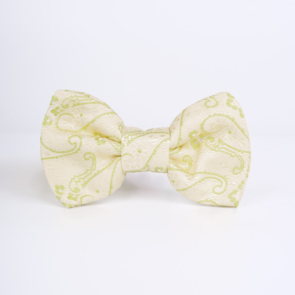 Pajarita - Crema con diseño