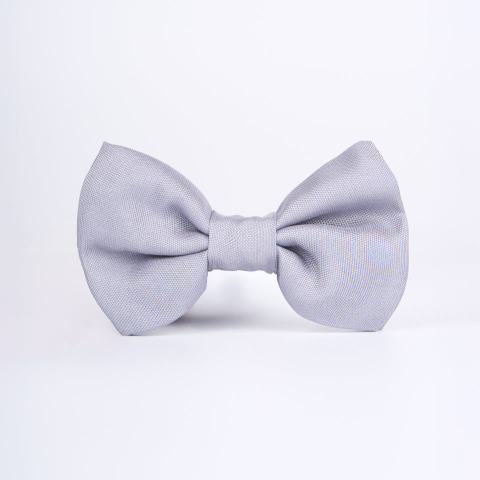 Pajarita color Solido - Gris claro