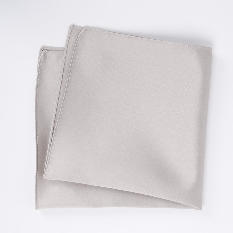 Pañuelo de Seda - Plata Satinado