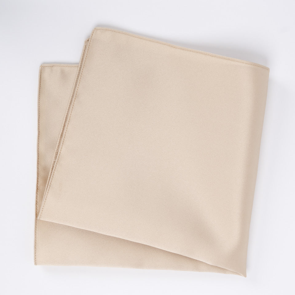Pañuelo de Seda - Beige Satinado