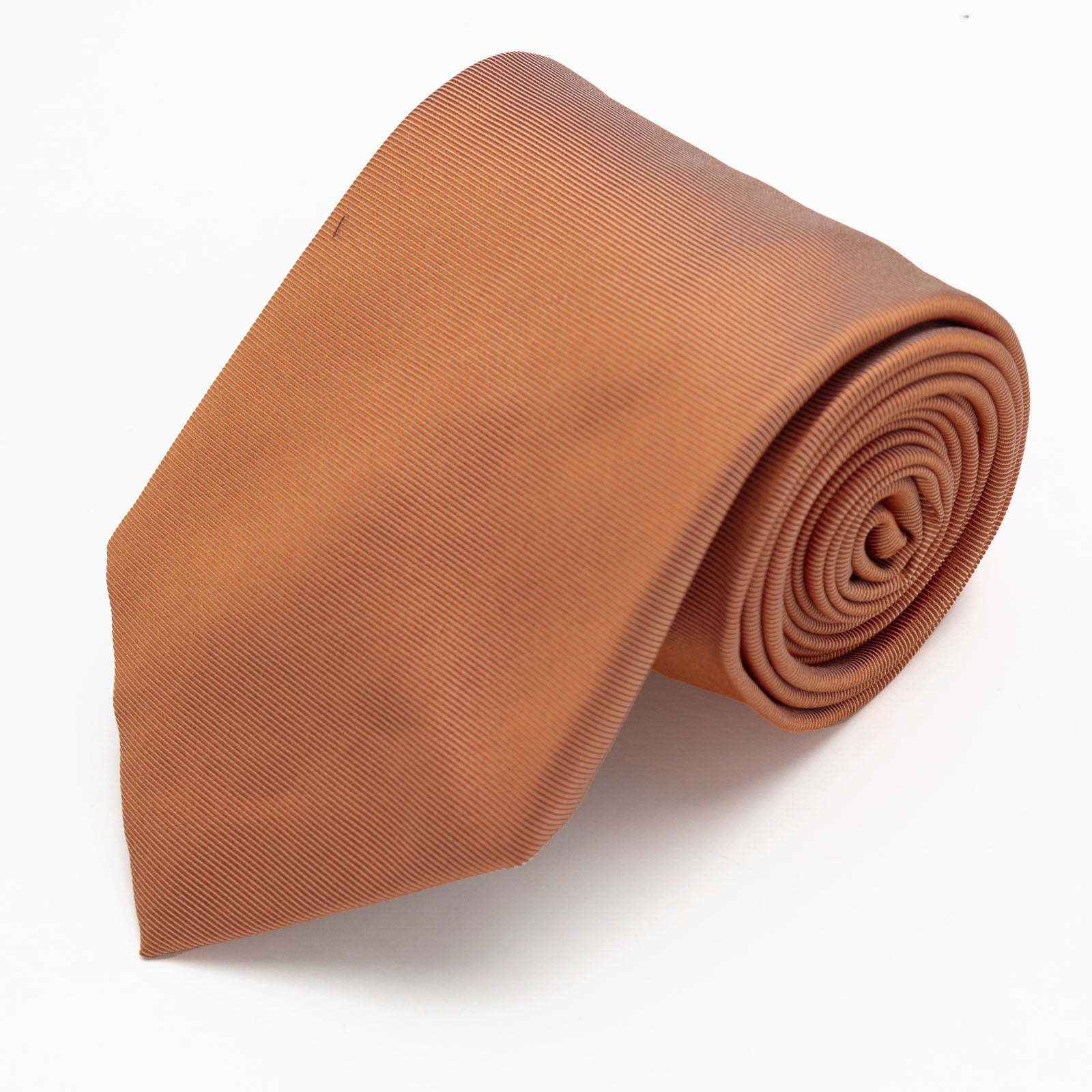 CORBATA NARANJA OSCURO SOLIDO