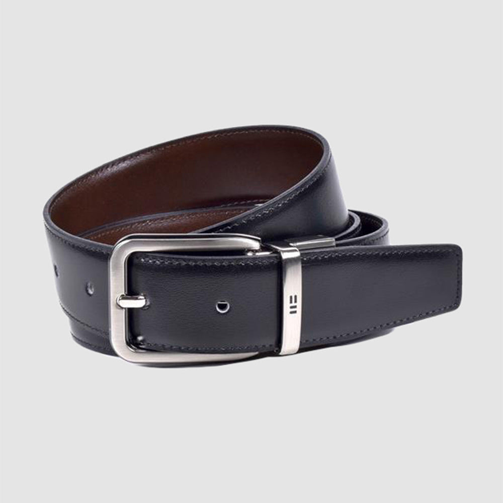 Correa Reversible Hebilla Clasica Negro