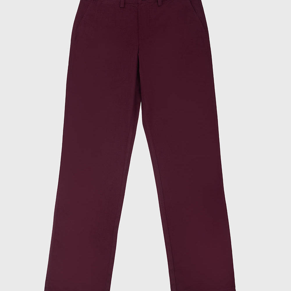 Pantalón Casual Chino Color Guinda
