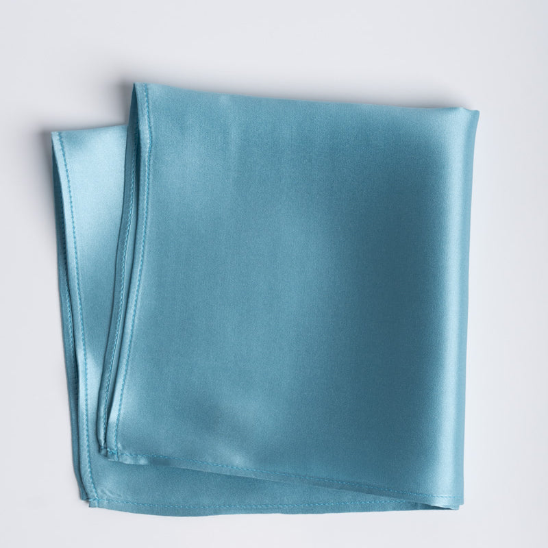 Pañuelo de Seda - Celeste