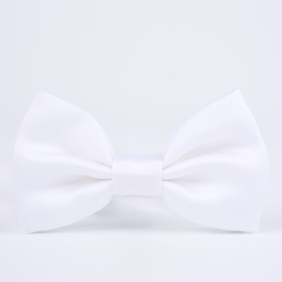 Pajarita Satinada-Blanco