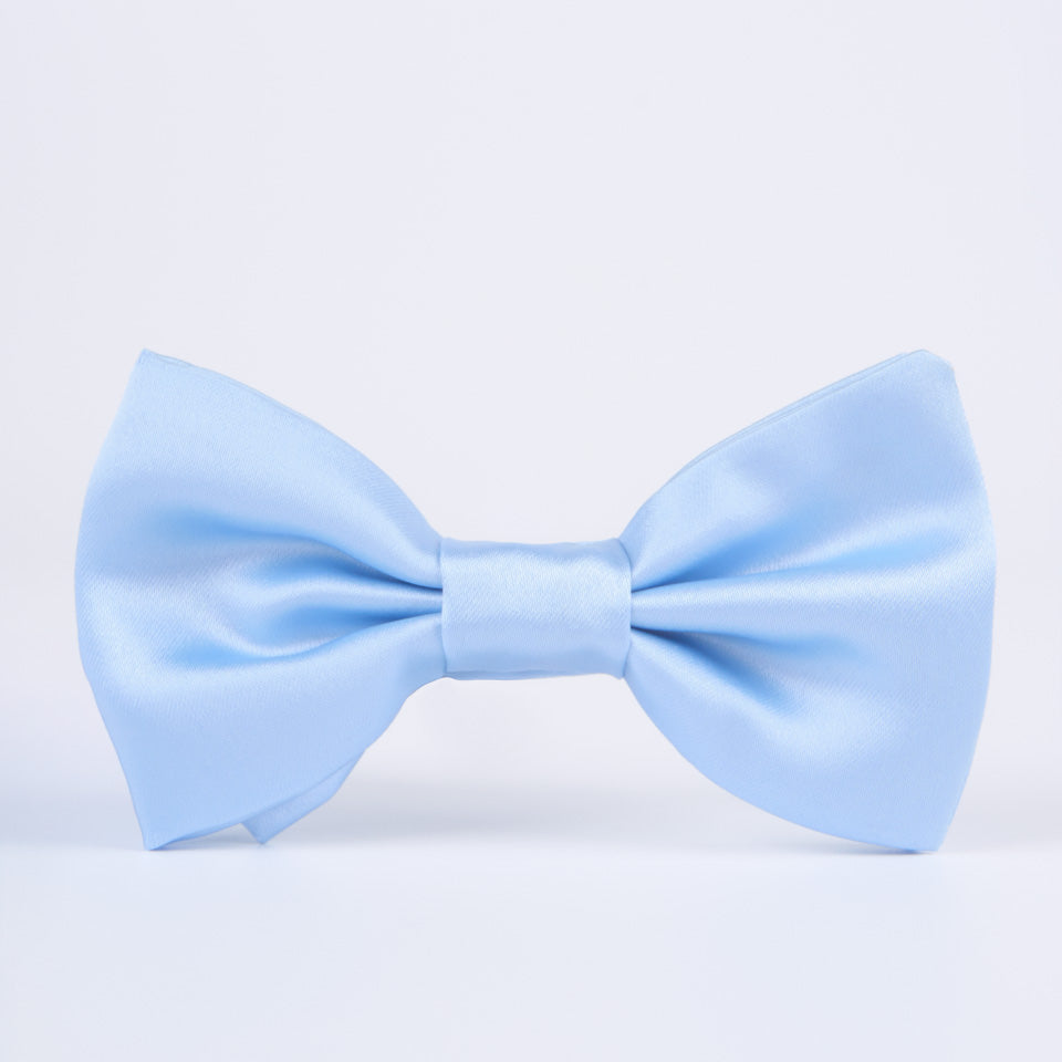 Pajarita Satinada-Celeste