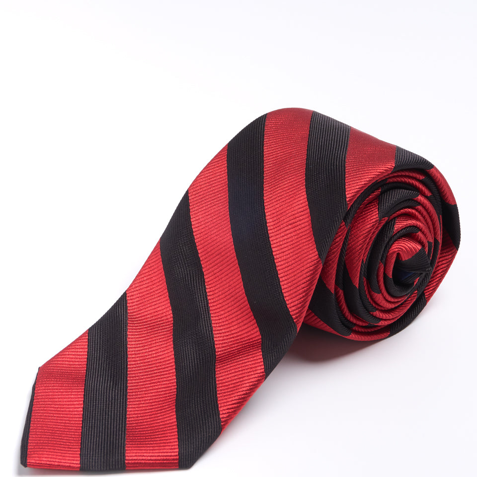 Red Background Tie