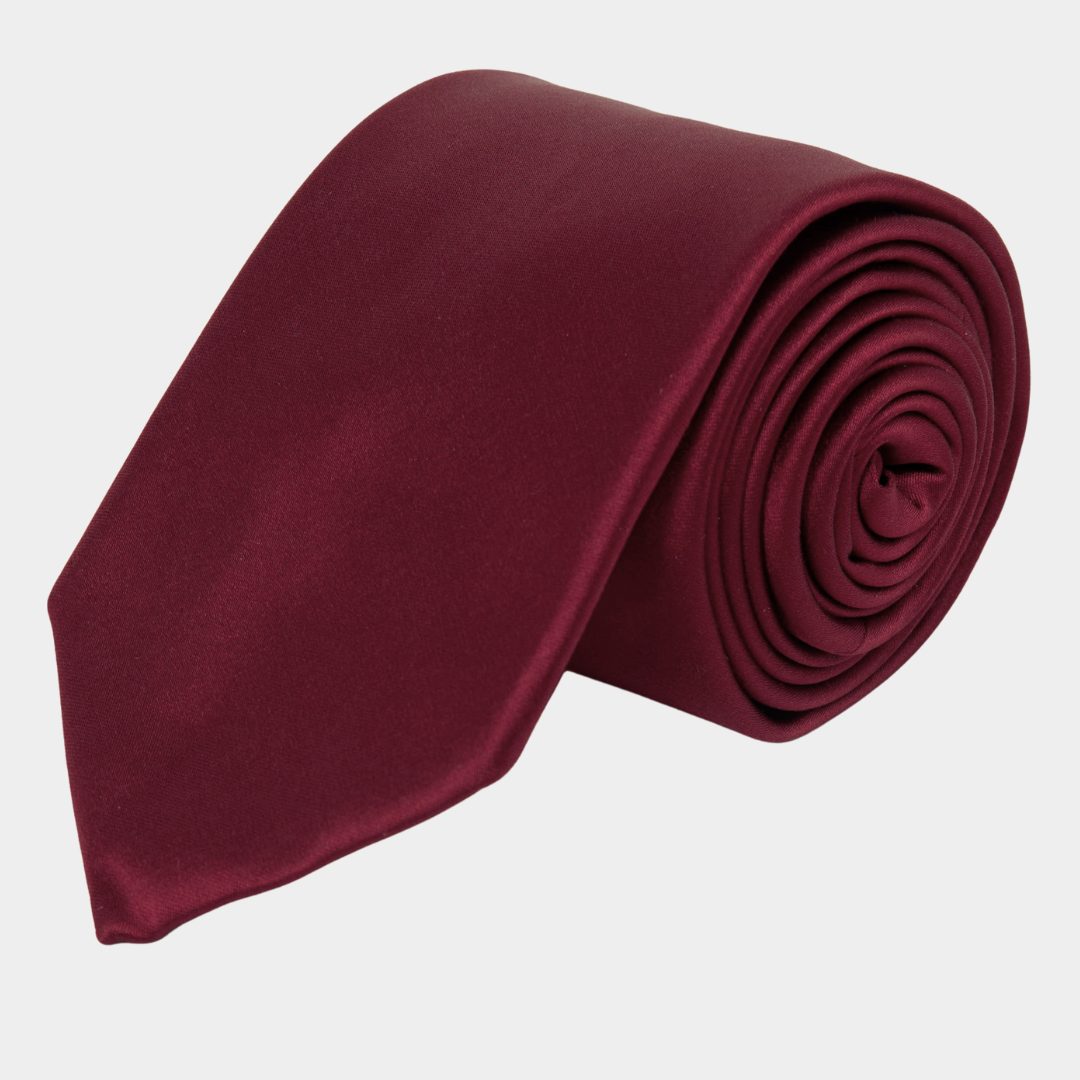 Red Background Tie