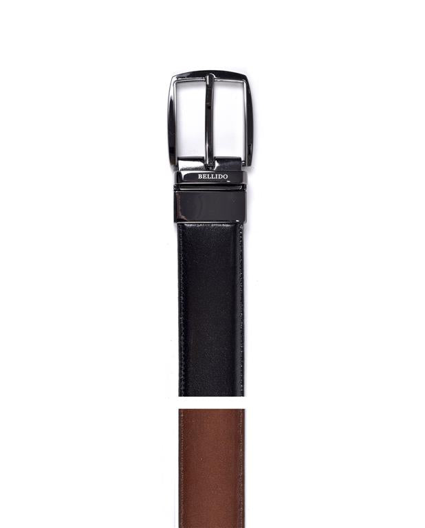 Correa de Vestir Reversible Con Hebilla Clásica Negro