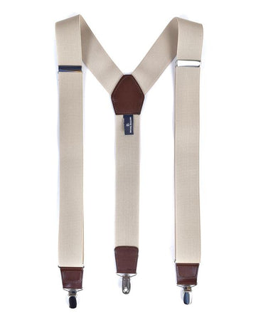 Tirantes de Color Solido Beige