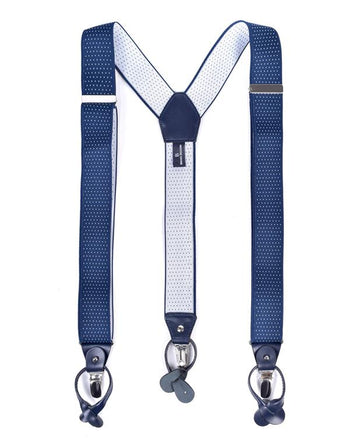 Tirantes de Doble Uso Azul Acero con Diseño