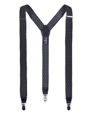 Tirantes Delgados de Color Negro con Diseño