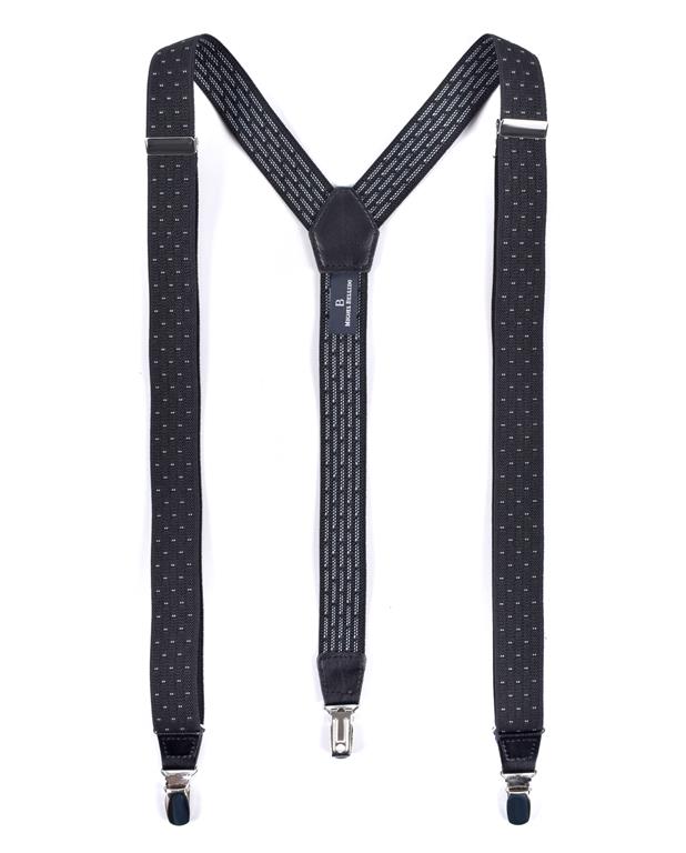 Tirantes Delgados de Color Negro con Diseño