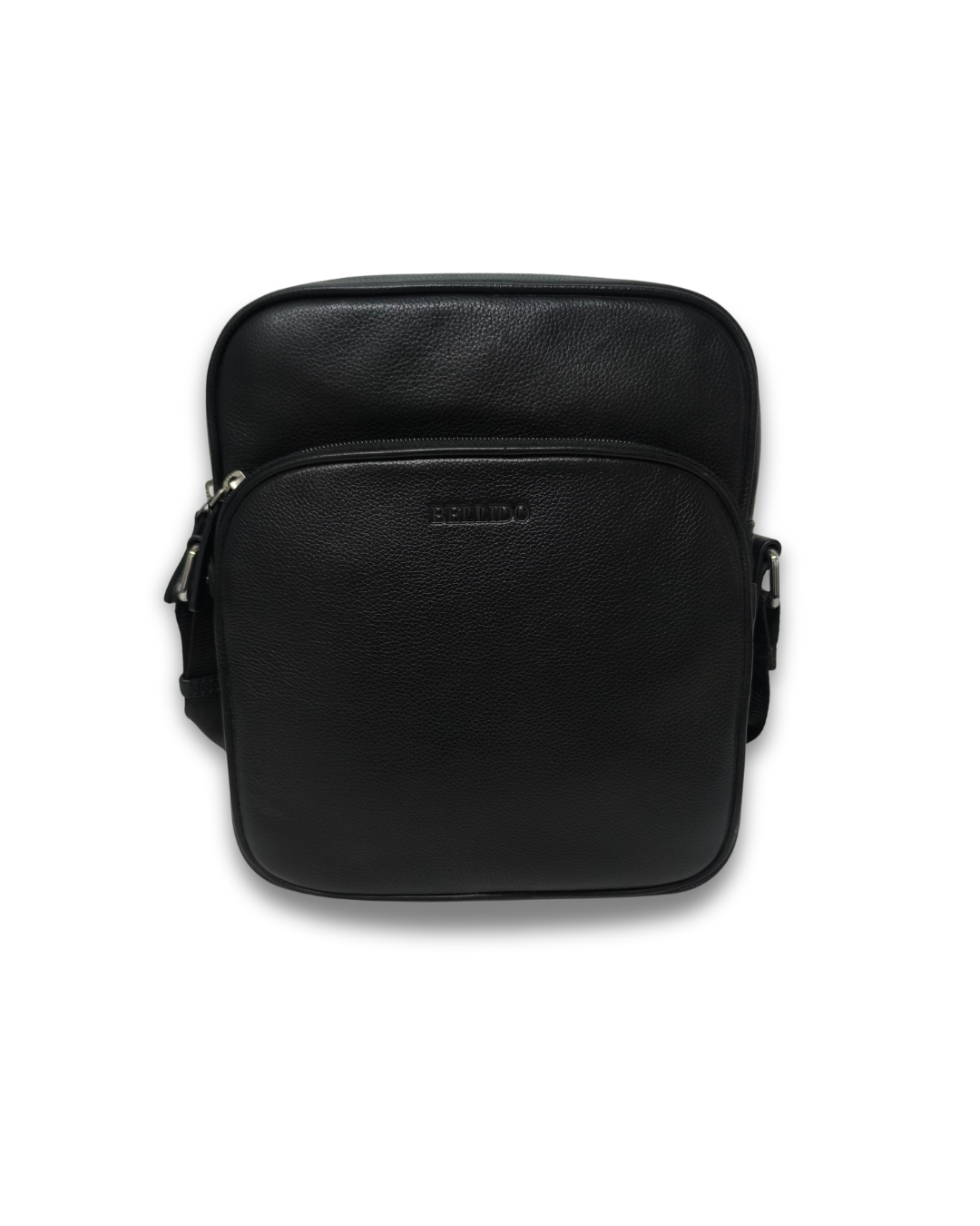 Morral negro de cuero