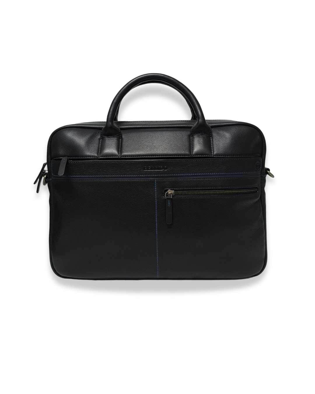 Maletín negro de cuero