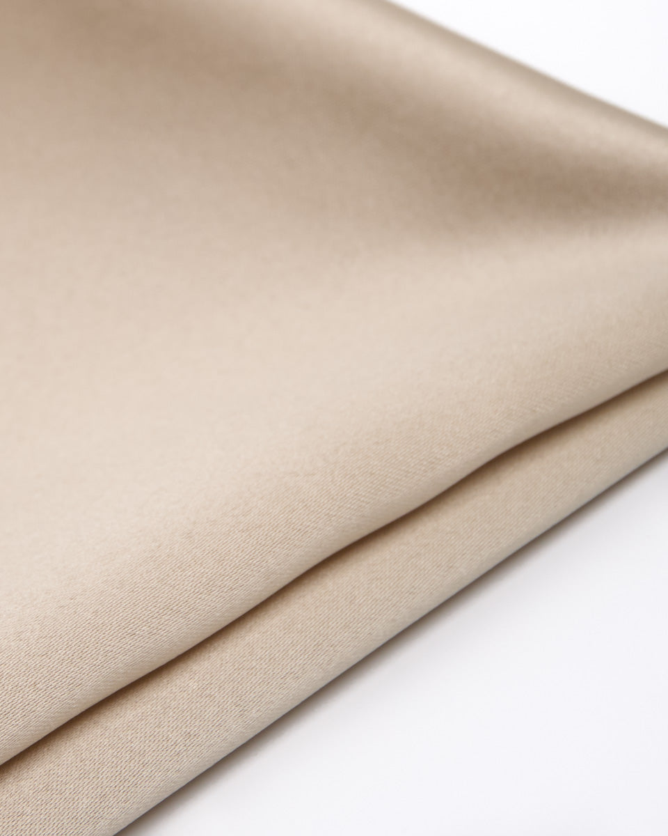 Pañuelo de Seda - Beige Satinado