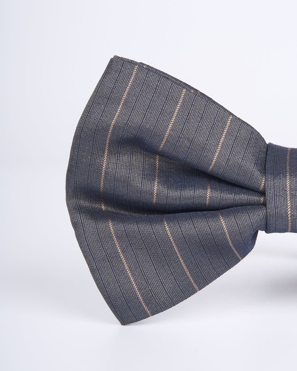 Pajarita - Gris con Rayas