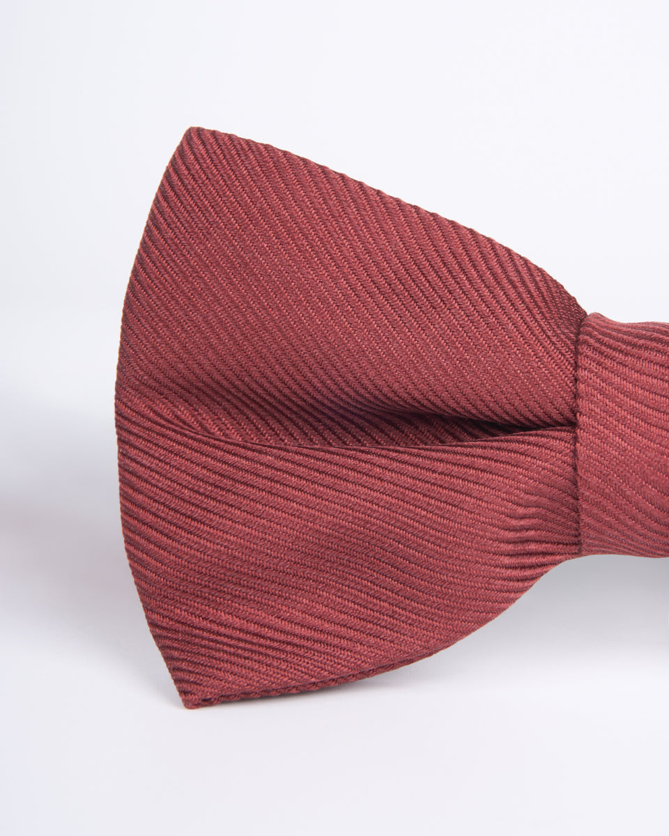 Pajarita color Solido - Guinda