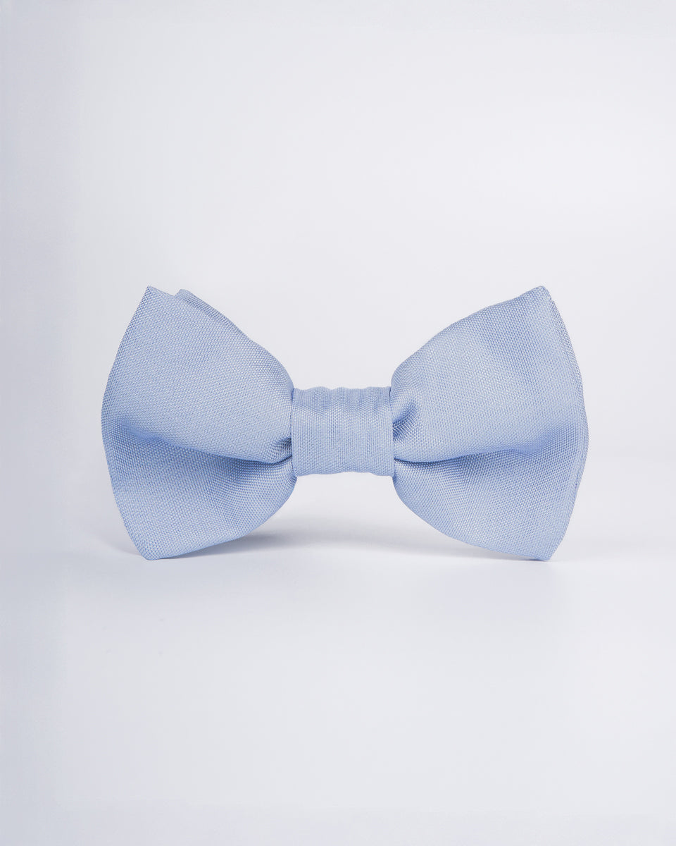 Solid color bow tie - Blue Gray