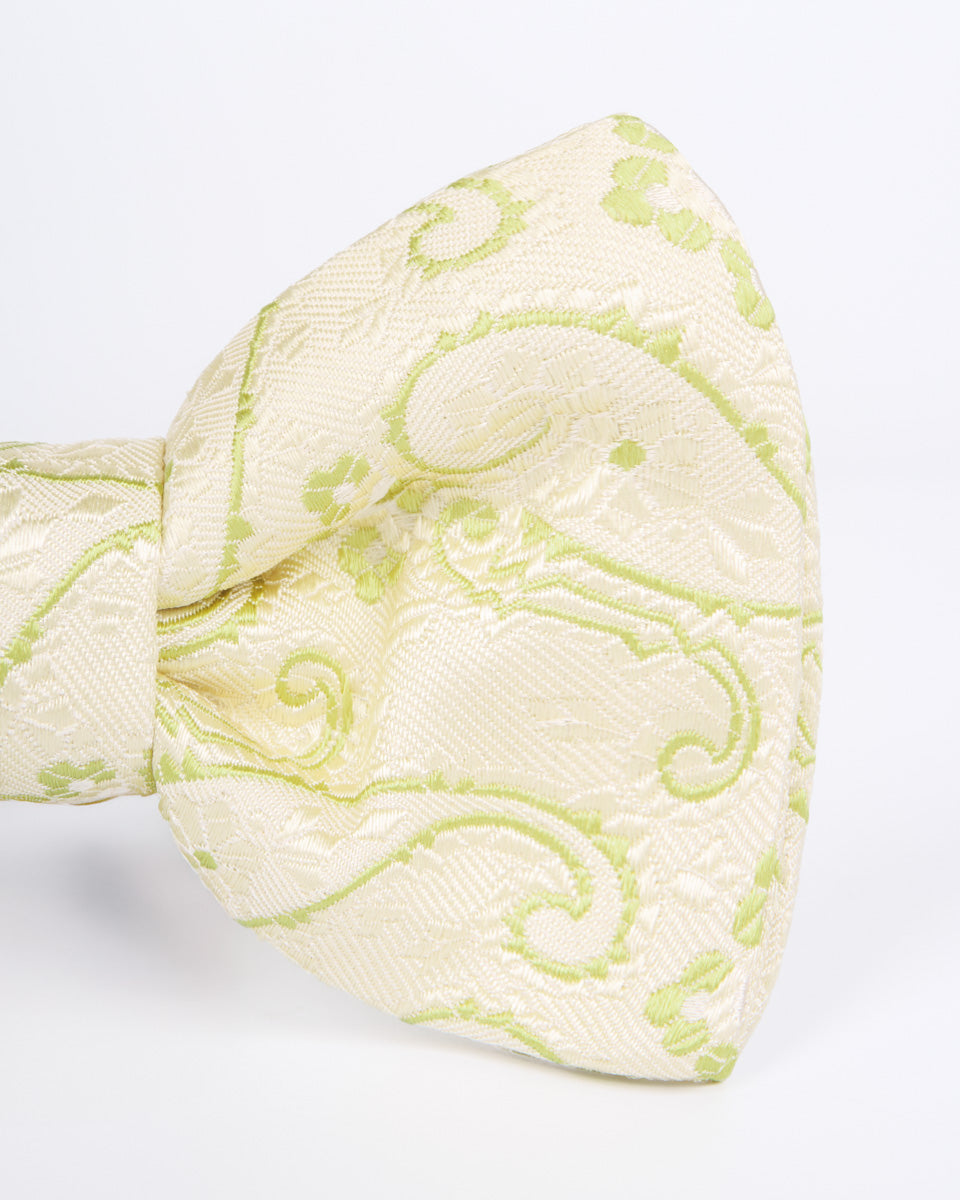 Pajarita - Crema con diseño