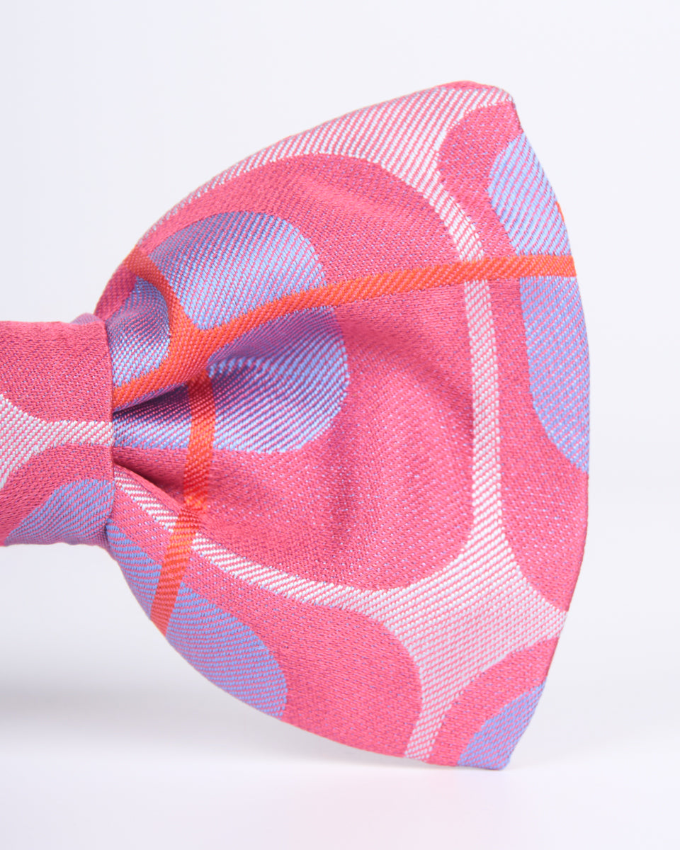 Pajarita - Fucsia con diseño