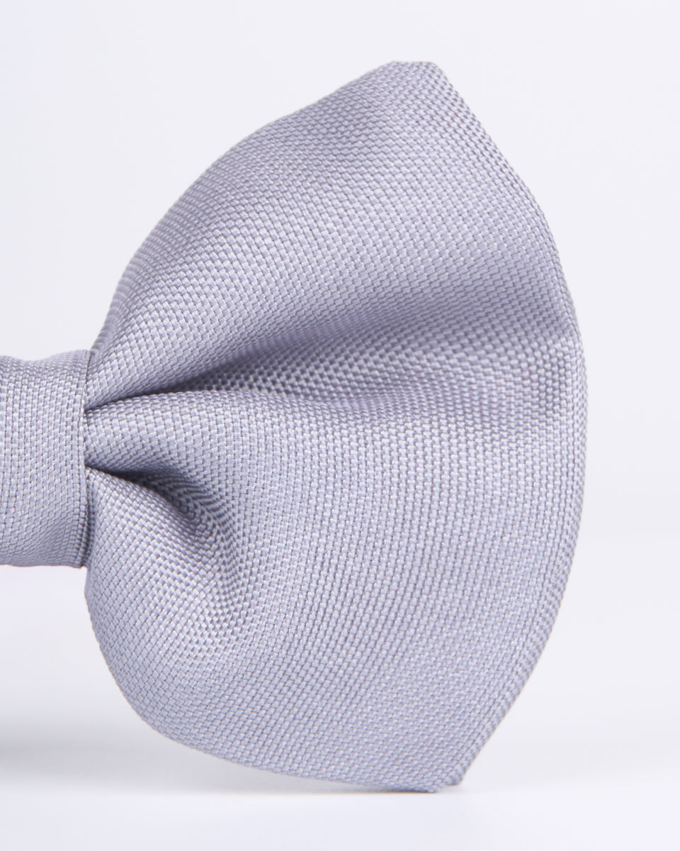 Pajarita color Solido - Gris claro