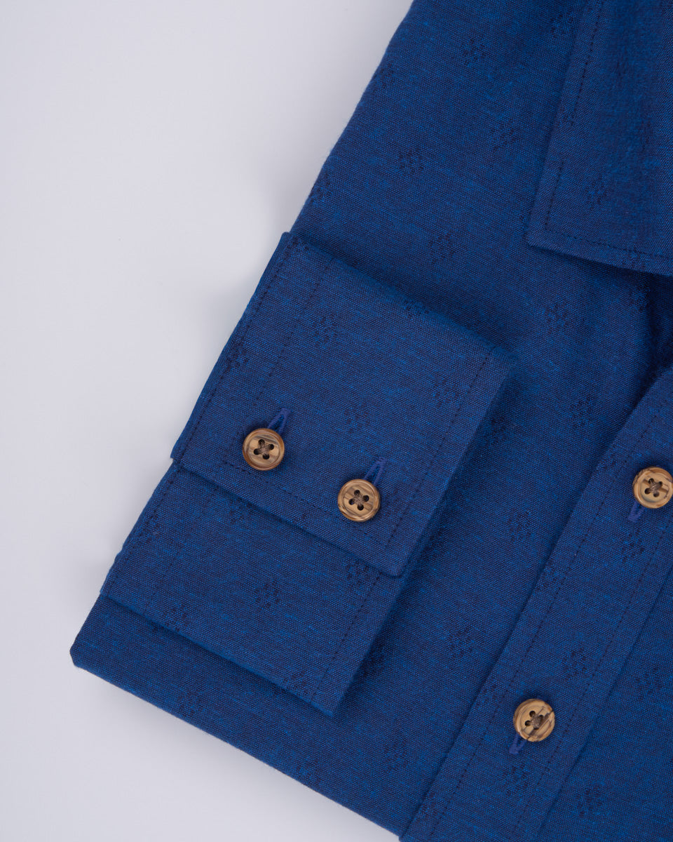 Camisa Casual - Azulino