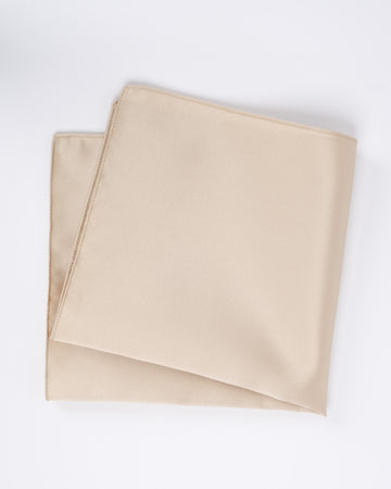 Pañuelo de Seda - Beige Satinado