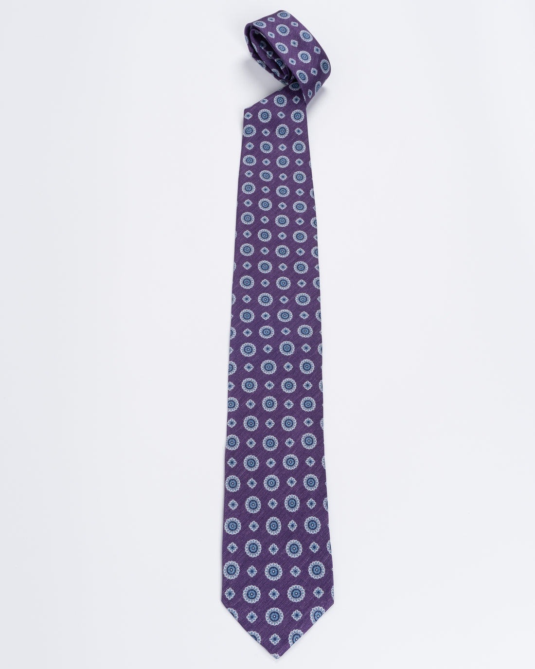 Corbata Fondo Morado con Diseño