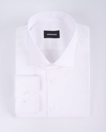 Camisa de Vestir Blanca Oxford