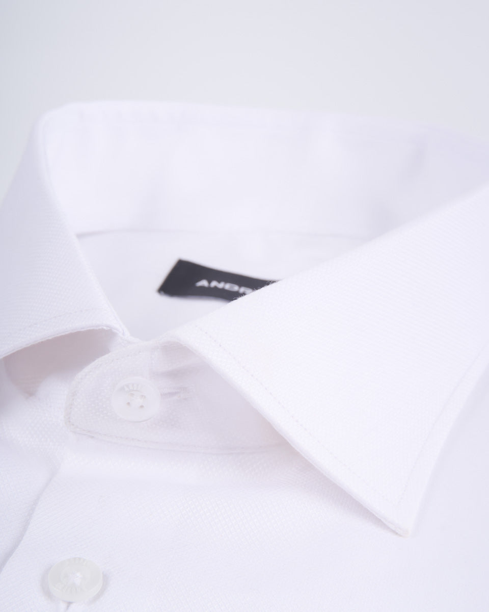 Camisa de Vestir Blanca Oxford