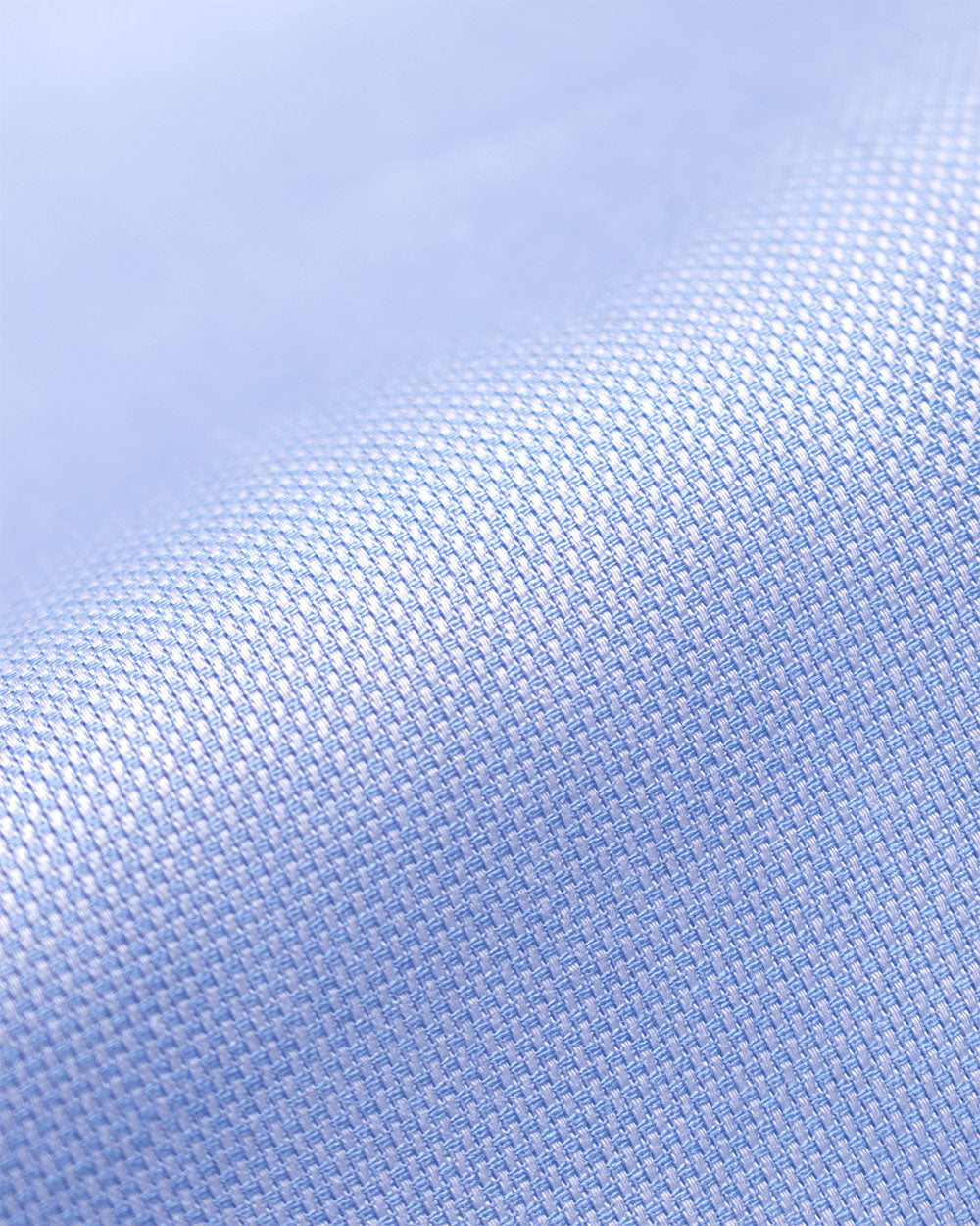 Dobby Dress Shirt - Italian Collar, Double Cuff, Regular Wear, Light Blue