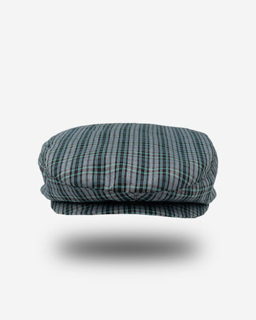 Boina de Algodón para Hombre - Azul Turquesa con Diseño