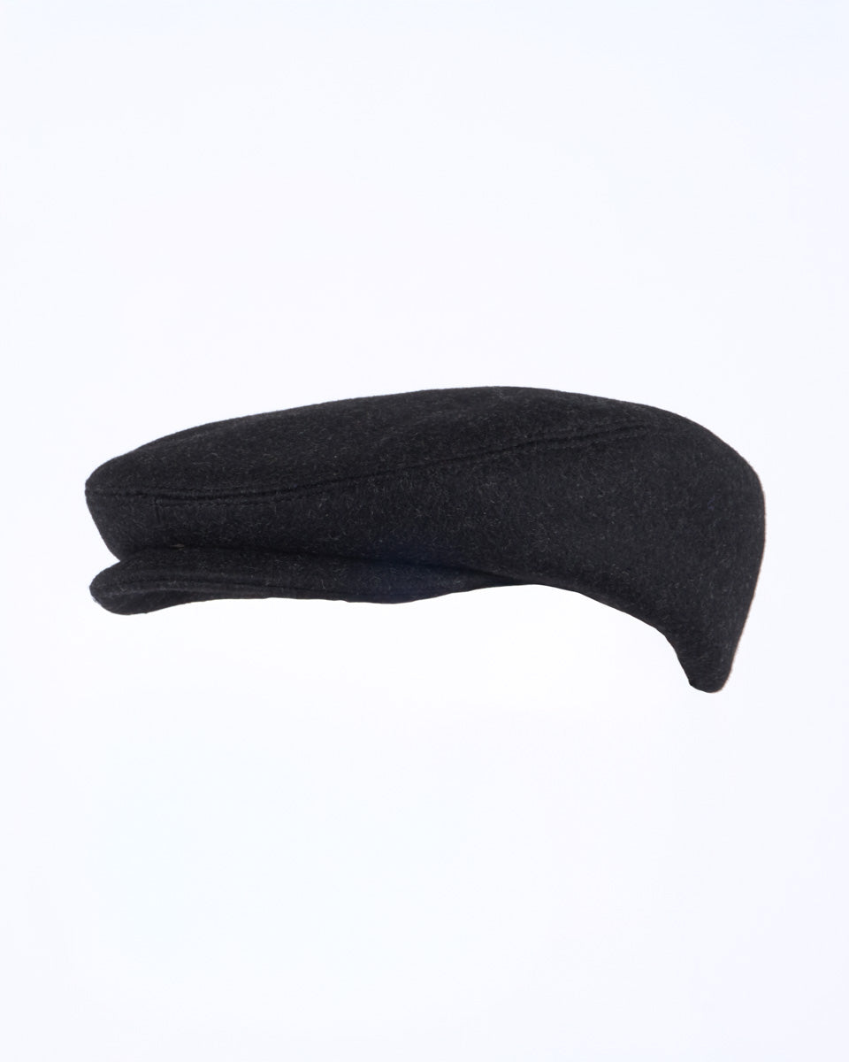 Wool Beret - Dark Grey