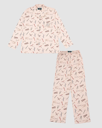 Pijama De Algodon Pima Para Hombre Color Beige