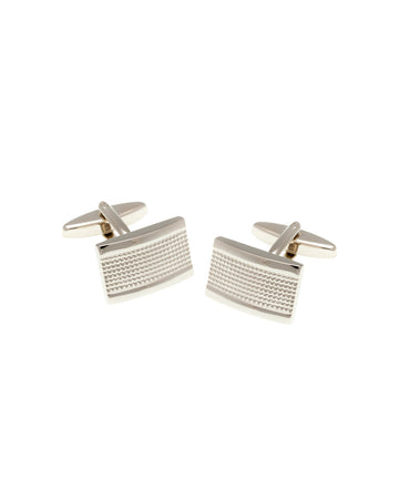 Gemelos Rectangulares Plateado