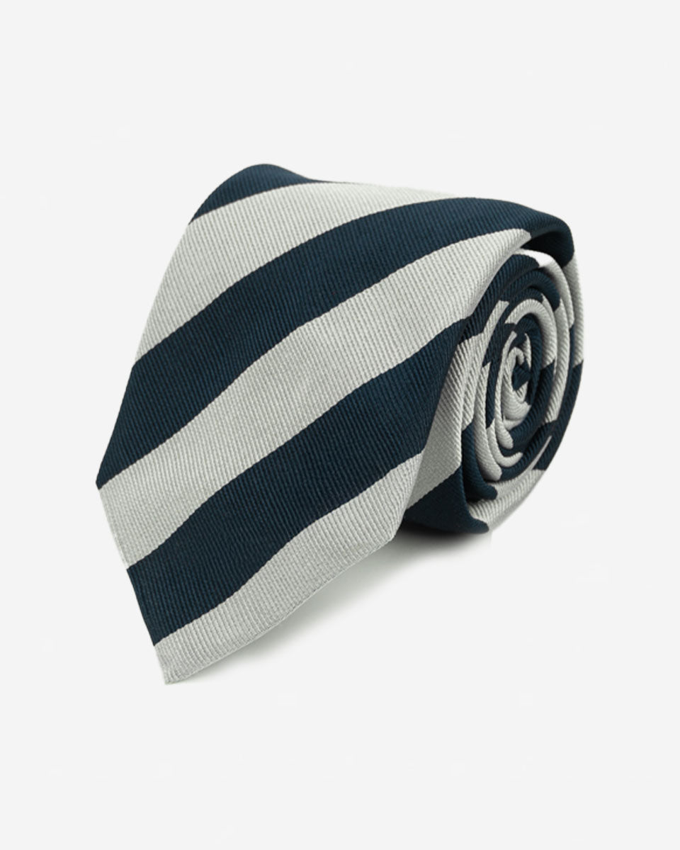 Corbata Pari Pari Azul Gris