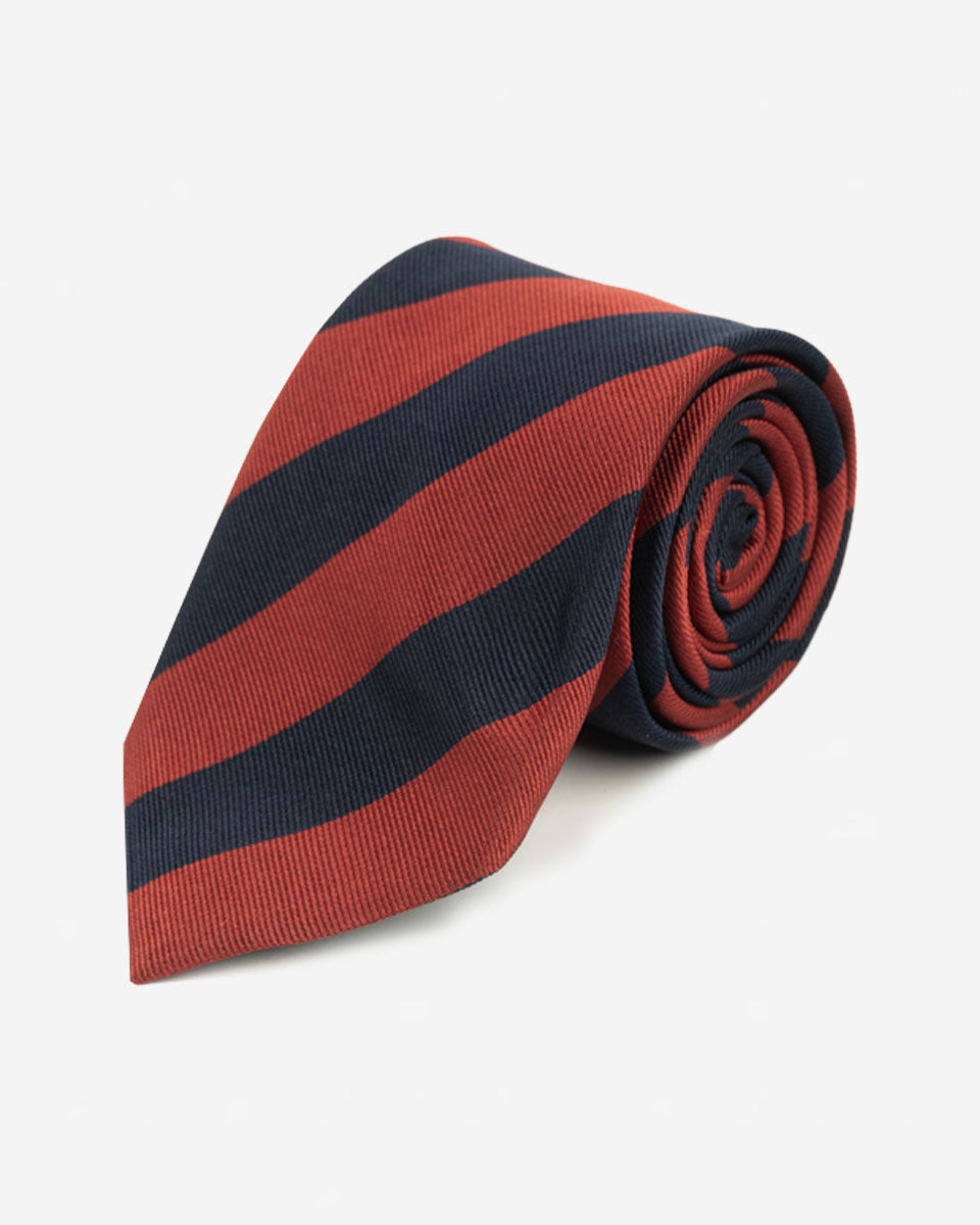 Corbata Pari Pari Azul Rojo