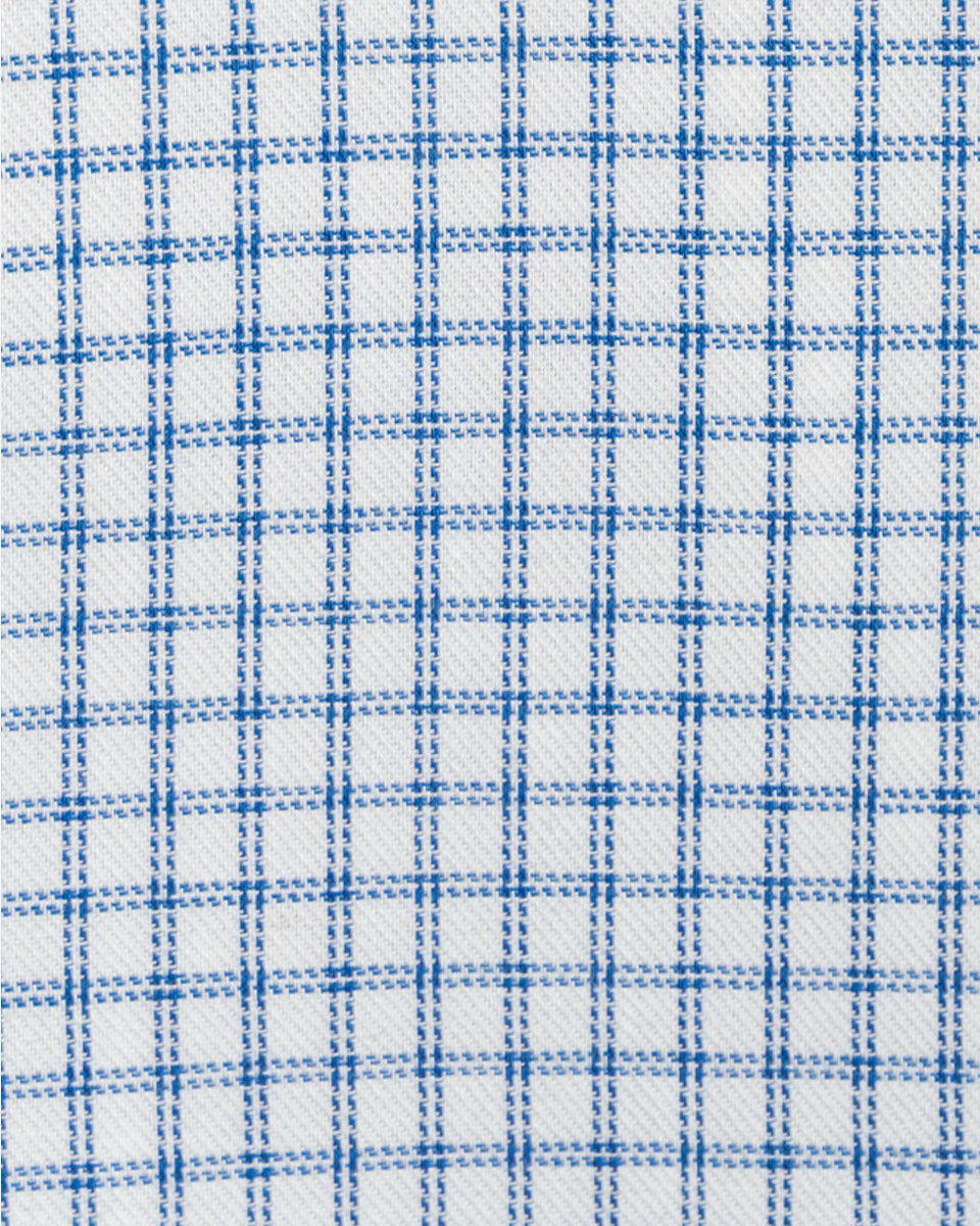 Twill Dress Shirt - Italian Collar, Double Cuff, Regular Fit, White