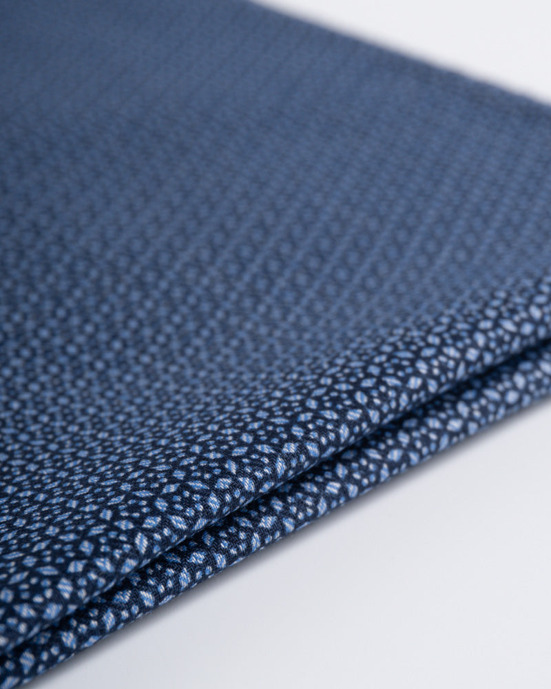 Pañuelo de Algodón - Azul con diseño de estrellas