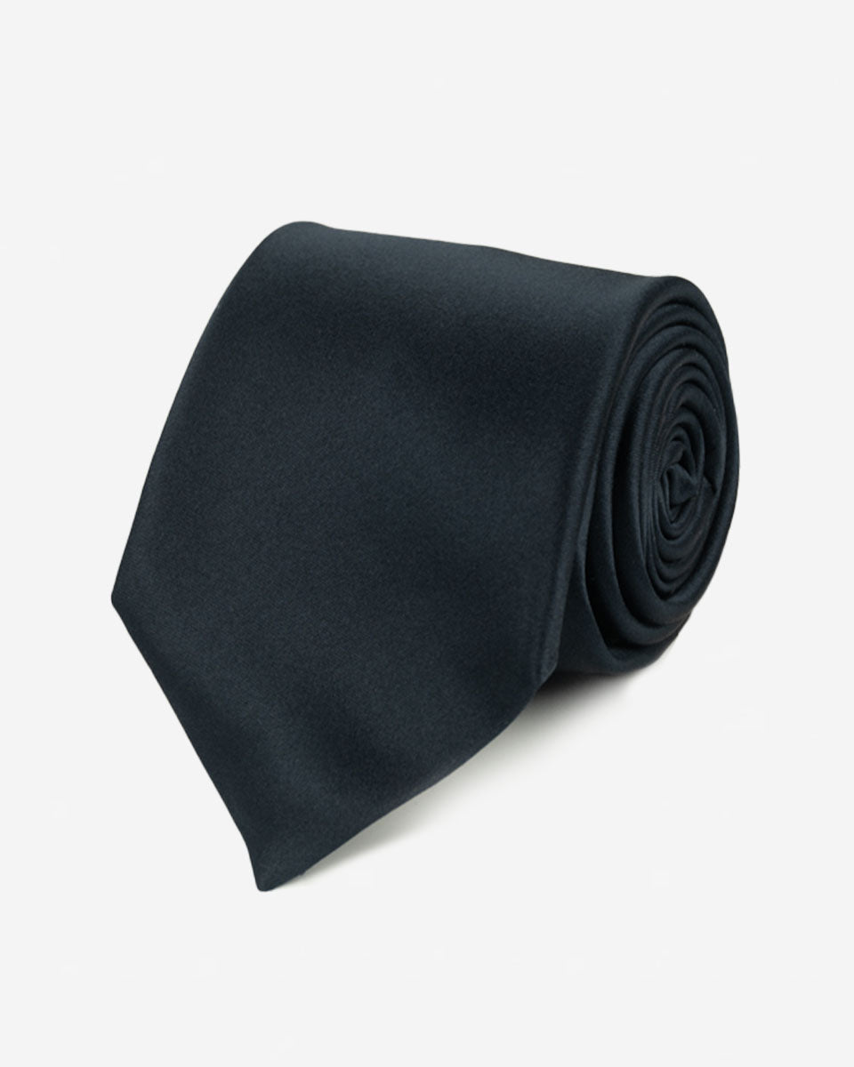 Corbata Color Azul Oscuro