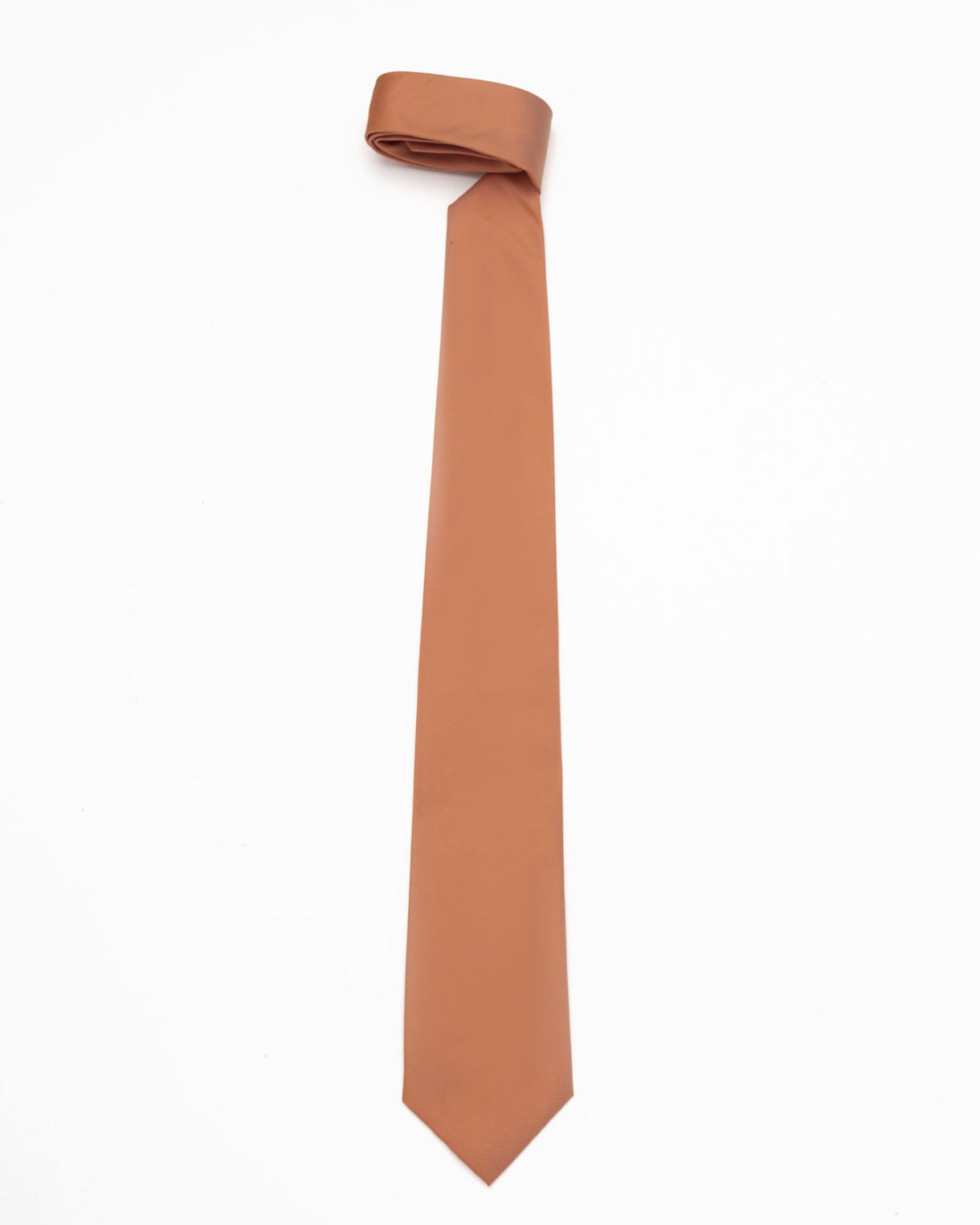 CORBATA NARANJA OSCURO SOLIDO