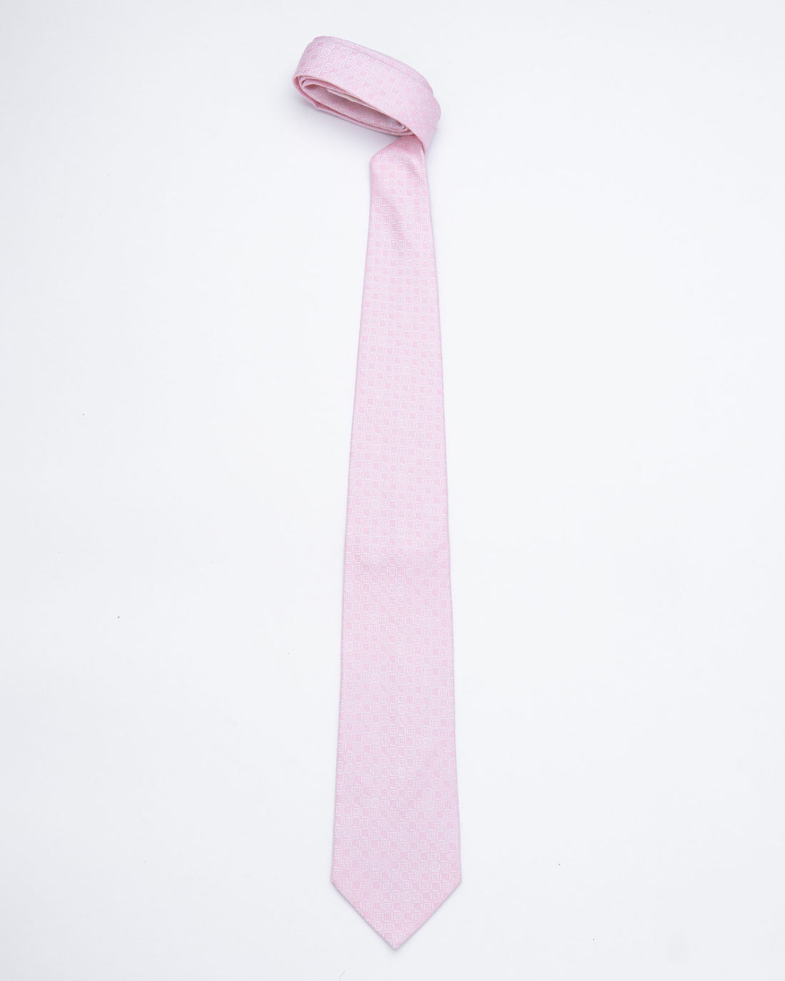 CORBATA ROSADA CON CUADROS PEQUEÑOS EN TONOS ROSADOS