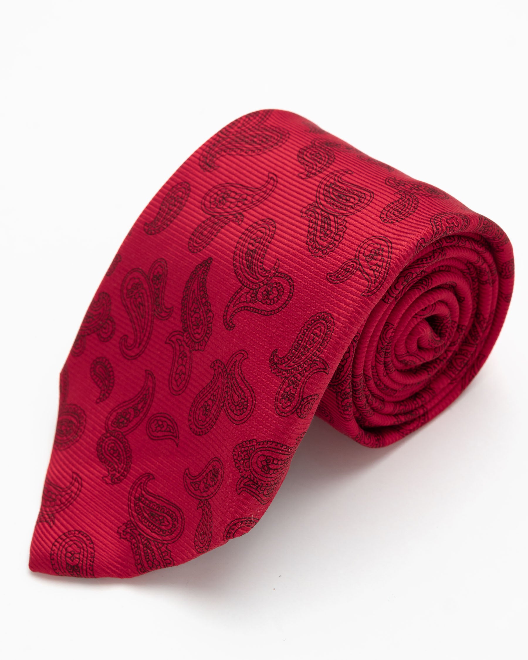Red Background Tie