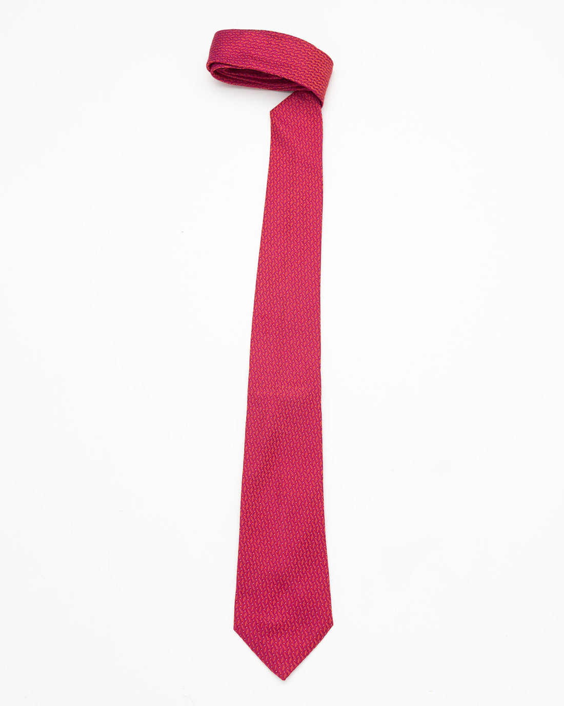 CORBATA FUCSIA DISEÑOS ROJOS