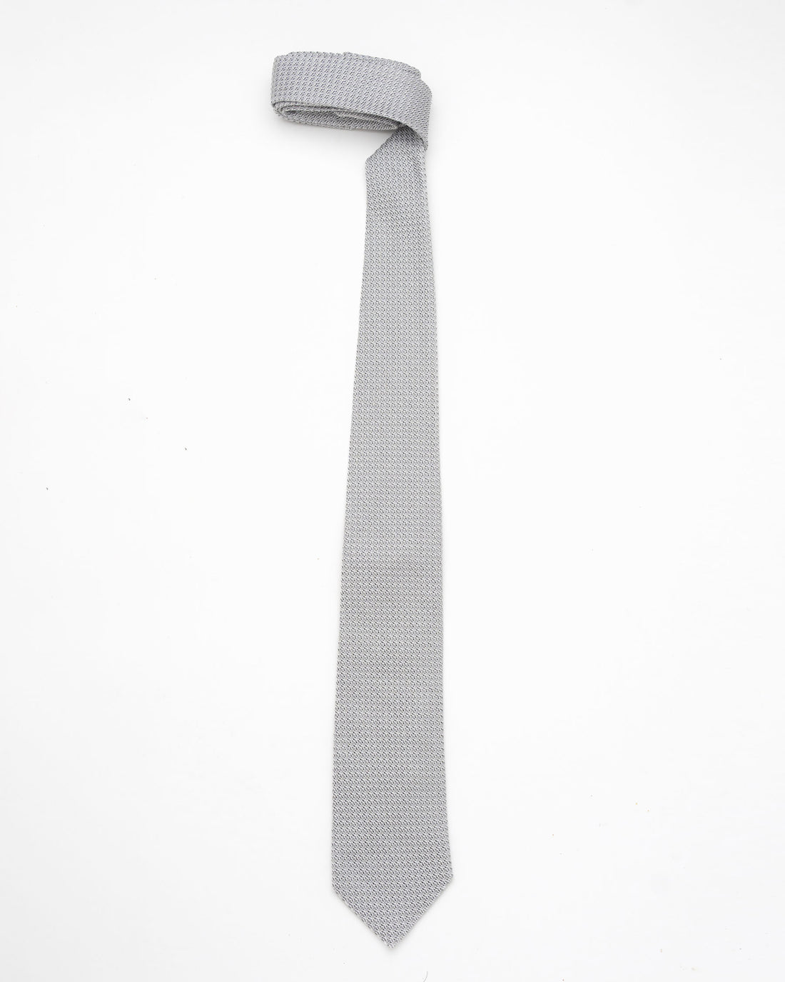 CORBATA GRIS CLARO LABRADO