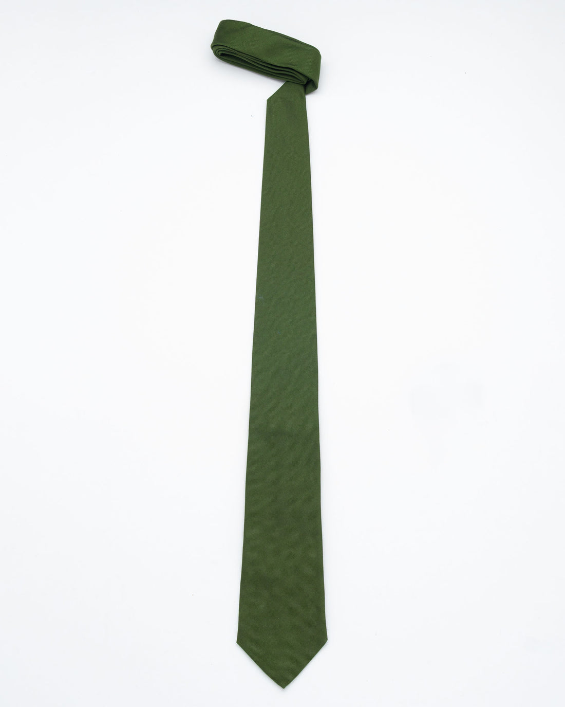 CORBATA VERDE PETROLEO SOLIDO LABRADO