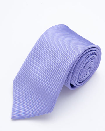 CORBATA LILA CON LINEAS LABRADAS