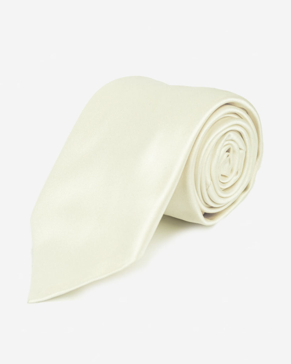 Corbata Color Blanco